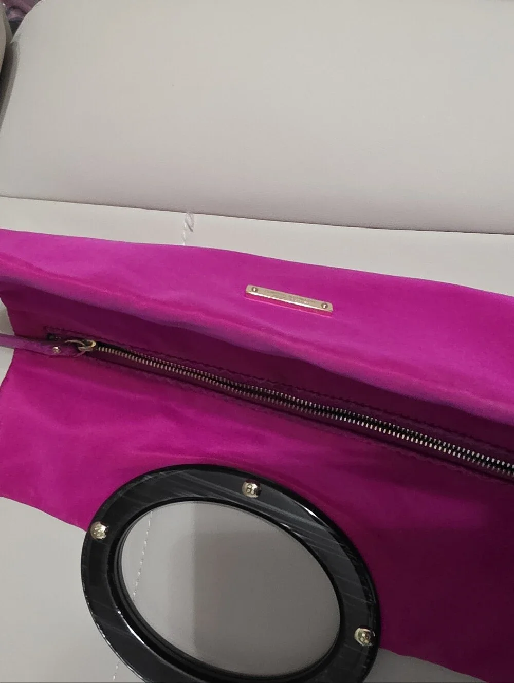 Kate Spade Pink Circle-Handle Tote Bag